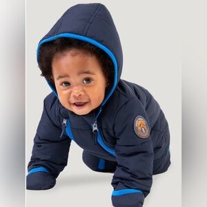 NWT Free Country Infant Quilted Puffer Snowsuit